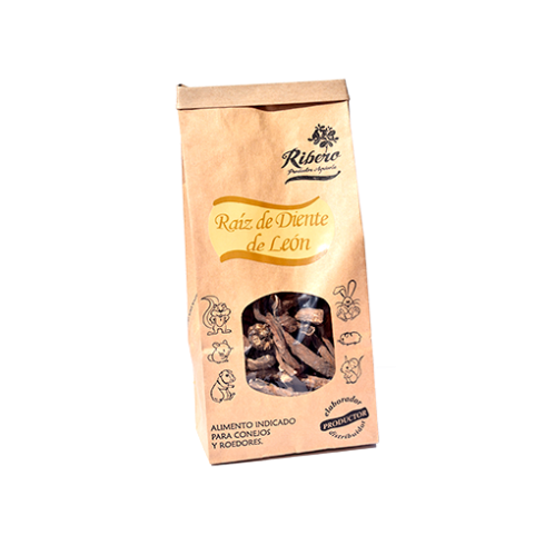 Snack Raiz de Dente de Leão para Coelhos e Roedores Ribero 100 g