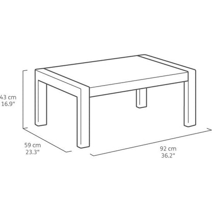 Conjunto de mobiliário Victoria Lounge Graphite