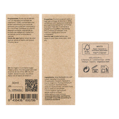 Sérum facial Purity Vitamina C, Arganour, 30ml