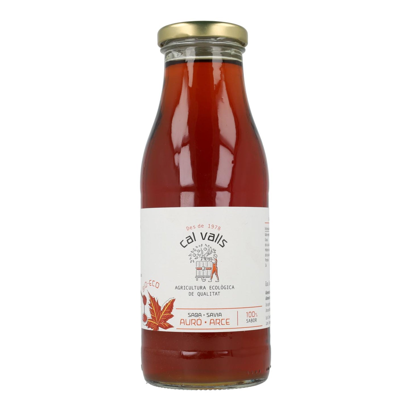 Xarope de ácer Eco Cal Valls Grau A, 500 ml