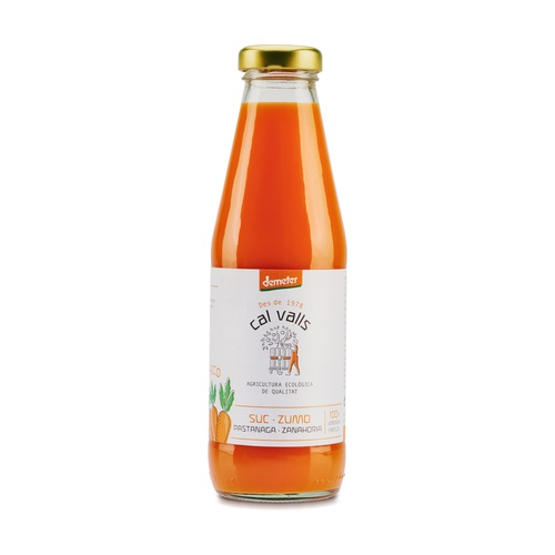 Sumo de cenoura biológico DEM Cal Valls 500ml