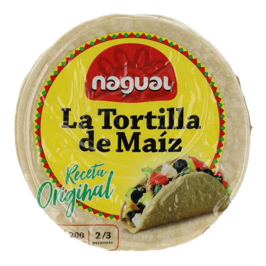 Tortilhas de milho sem glúten Nagual 8x20 g