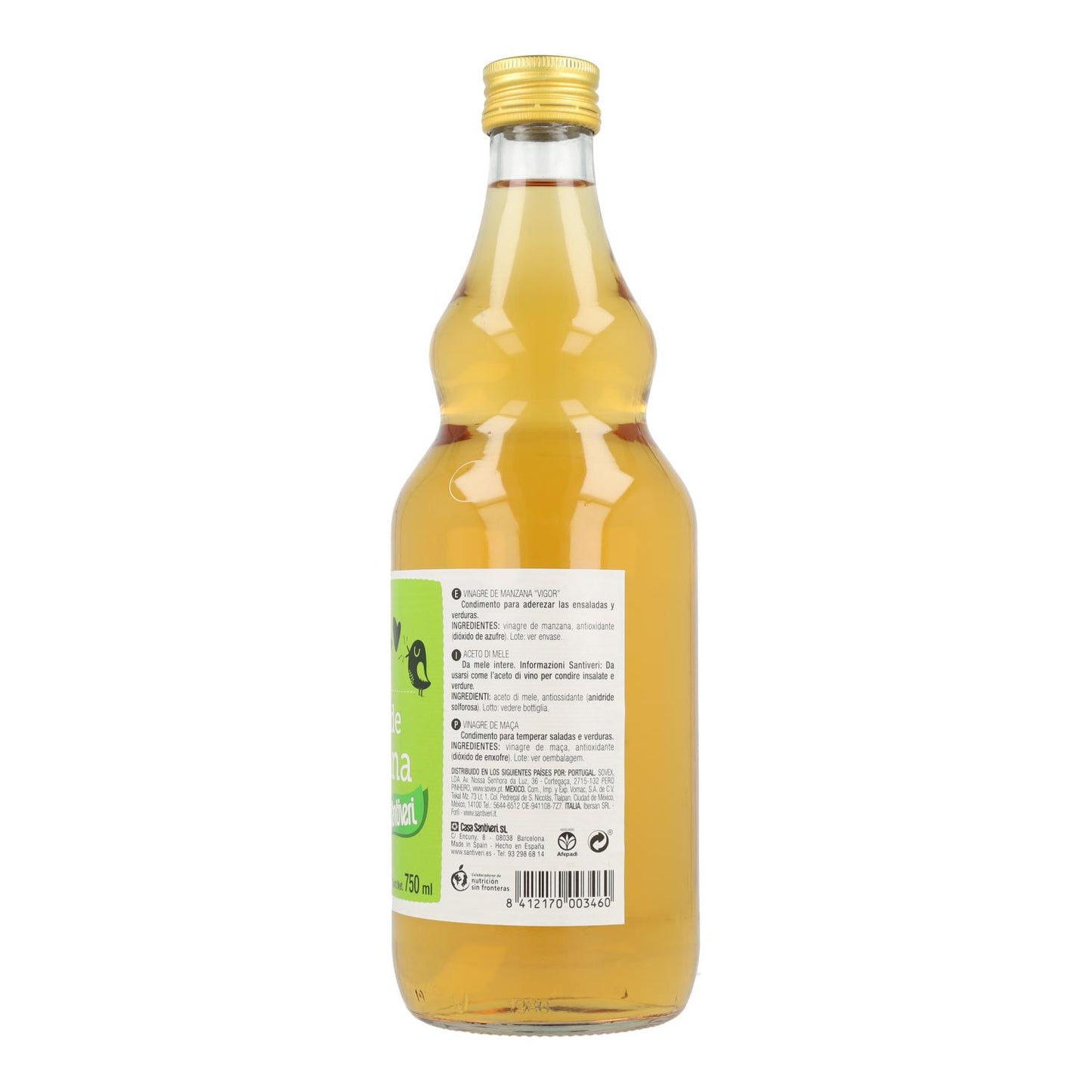 Vinagre de Maçã 750Ml Santiveri