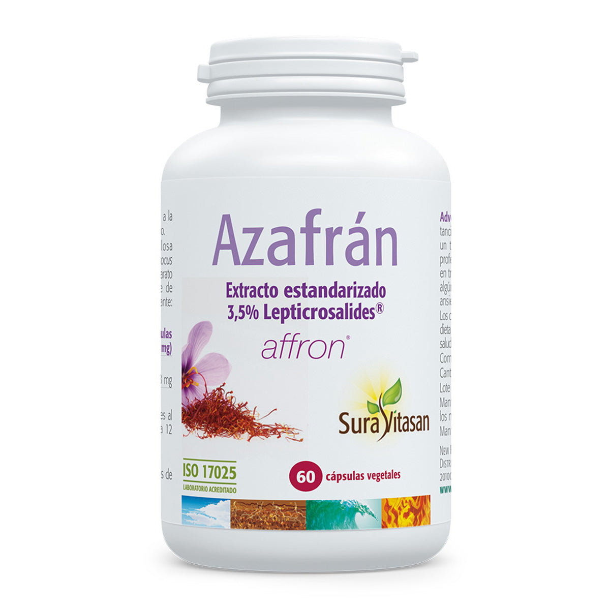 Açafrão, Sura Vitasan, 60 cápsulas