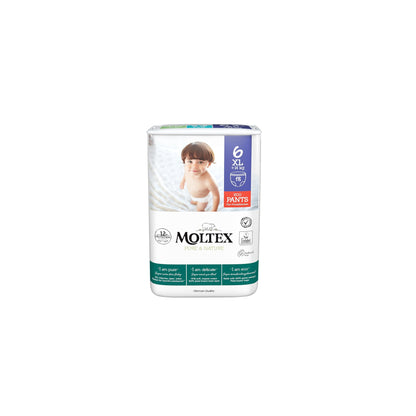 Calça Moltex Pure &amp; Nature T6 (+14 kg), 18 unidades