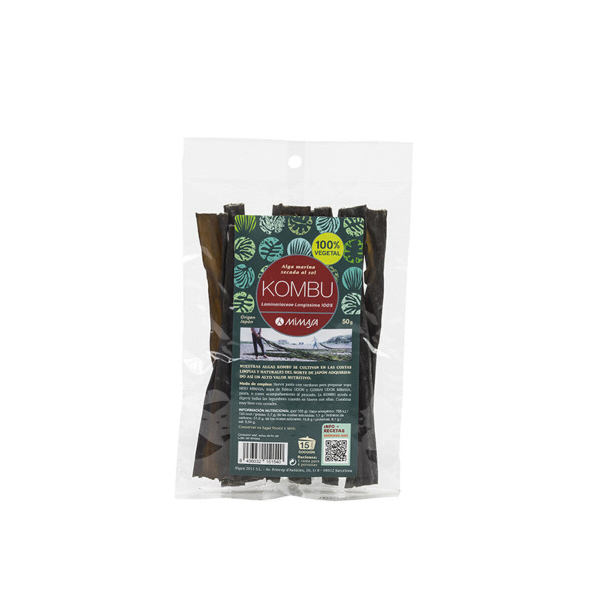 Kombu Origem Japão MIMASA 50 g