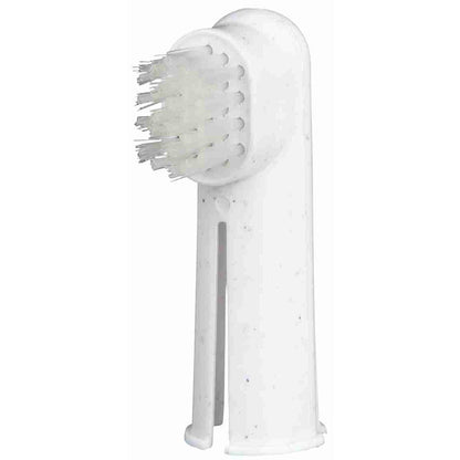 Conjunto de higiene dentária Trixie, pasta de dentes e escovas de dedo