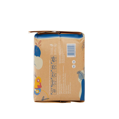 ECOBOOM - Fralda de Bambu Eco Boom. 70% biodegradável, hipoalergénica (tamanho 1/NB, < 3 kg, embalagem de 4 sacos, total de 136 fraldas)