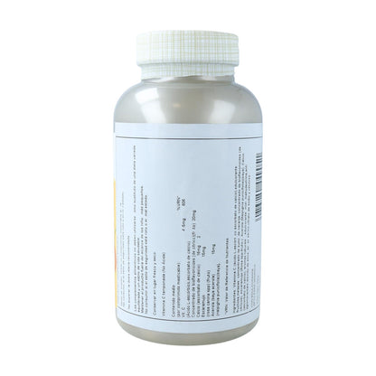 Vitamina C mastigável Solaray sabor laranja 500 mg, 100 comprimidos.
