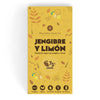 Barra de chocolate negro 75% com gengibre e limão ECO Planeta Huerto 70 g