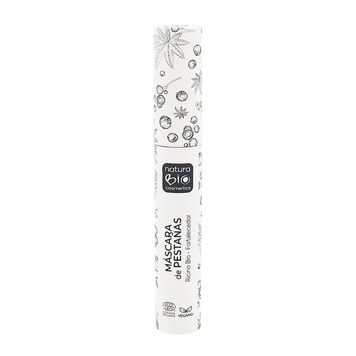 Rímel Definidor de Pestanas 02 Reef Black com Óleo de Rícino e Pigmentos Minerais Naturais, NaturaBio Cosmetics 8ml