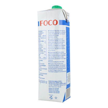 Água de coco pura 100% ECO Natural Foco 1L