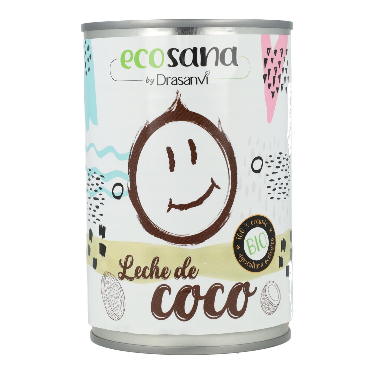 Leite de coco biológico Ecosana 450 ml