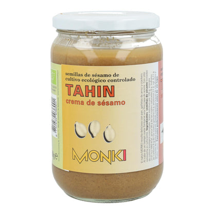 Tahini torrado sem sal biológico Monki 330 g