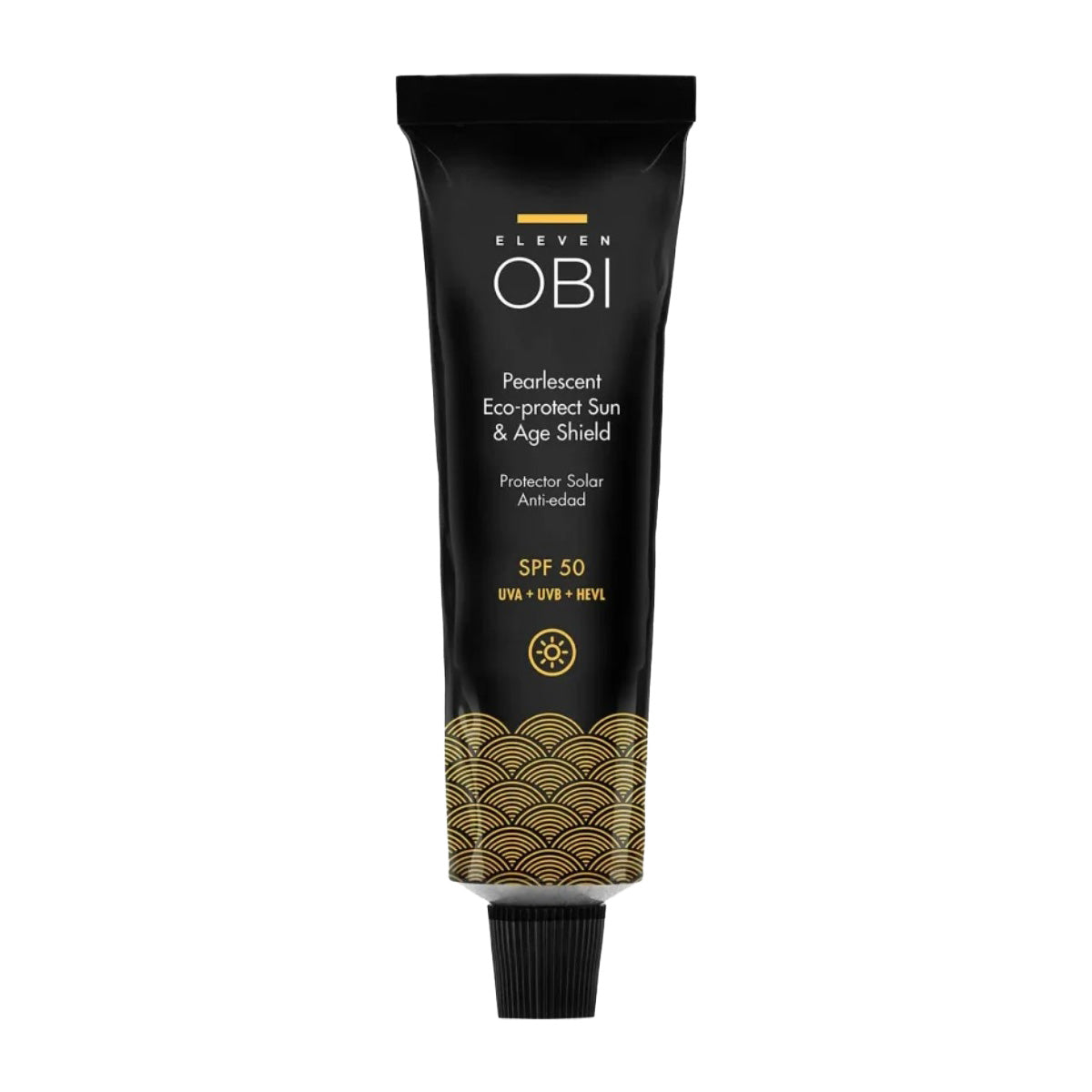 Protetor solar antienvelhecimento nacarado Eleven Obi Eco FPS 50 60ml