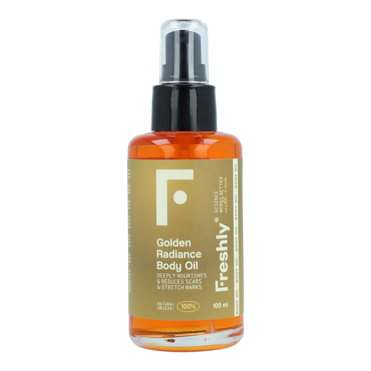 Óleo Corporal Refrescante Golden Radiance 100ml
