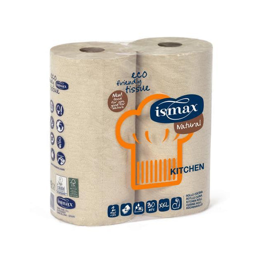 Papel toalha ecológico Ismax, 2 unidades