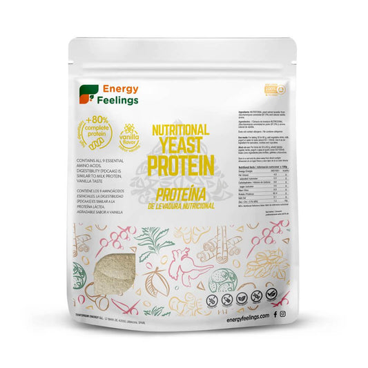 PROTEINA DE LEVADURA con vainilla   Energy Feelings  ( 1 Kg) XXL Pack