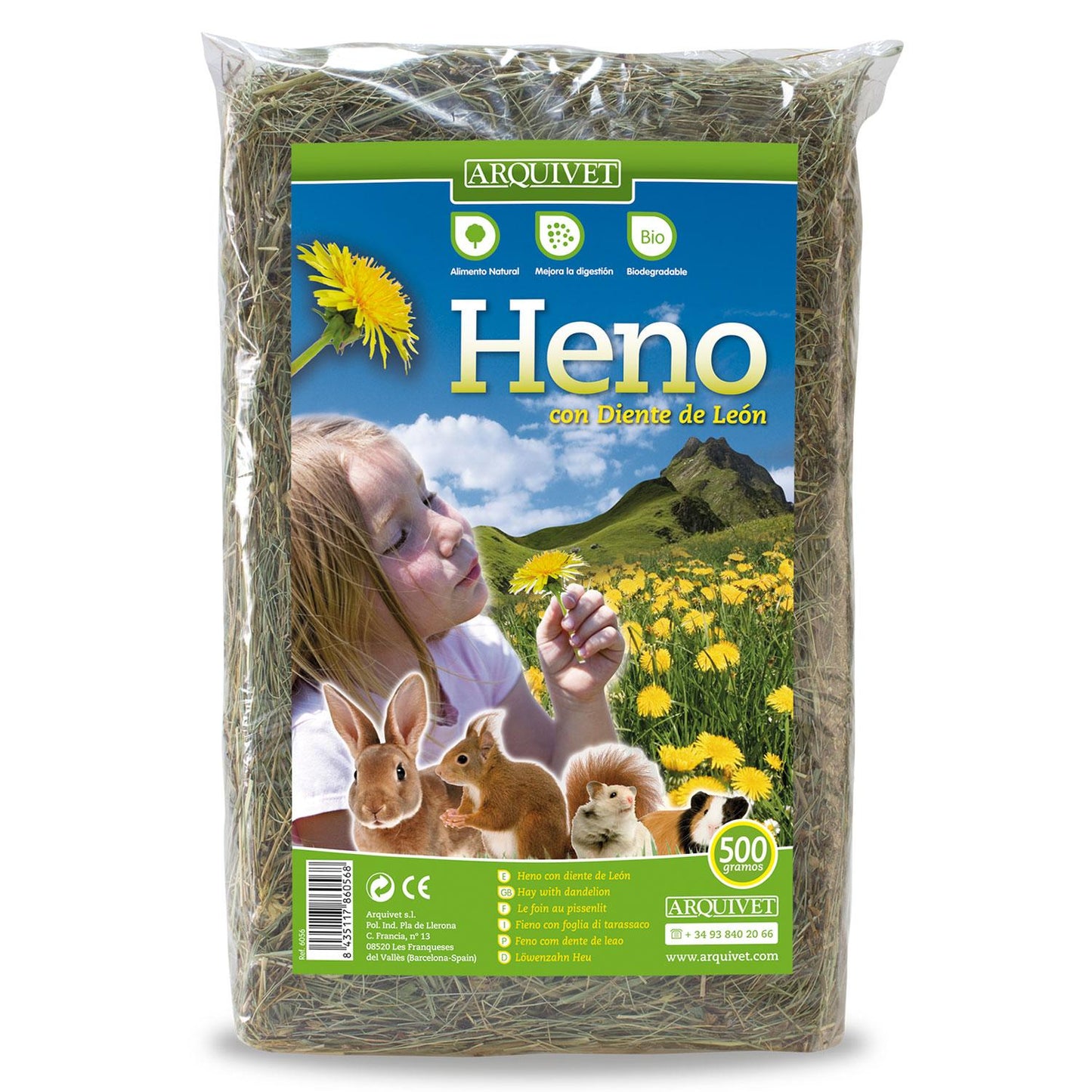 Feno Arquivet com Dente de Leão 500 g