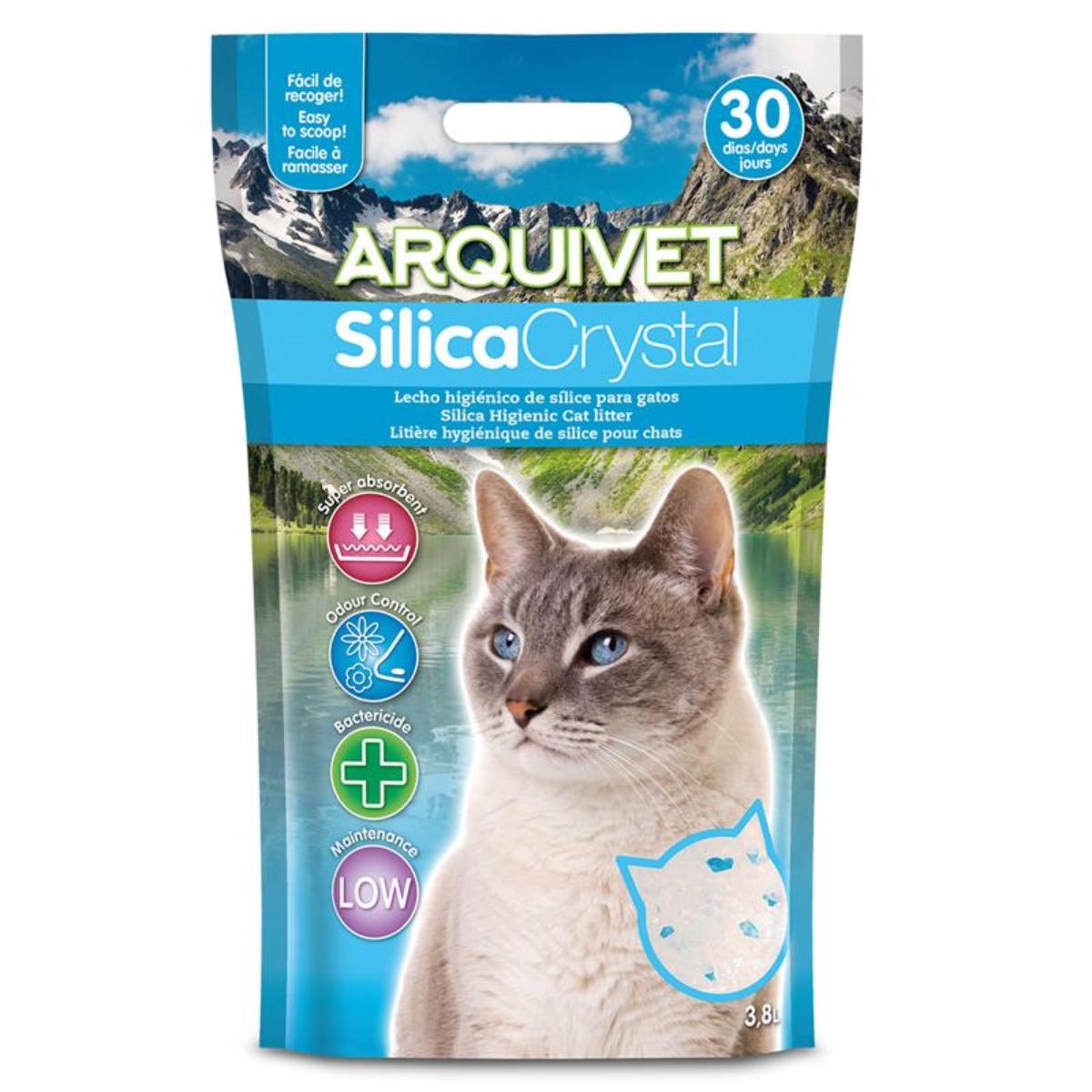 Arena de SilicaCrystal con Perfume Neutro Arquivet 3,8 L