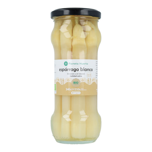 Espargos brancos grossos ECO Planeta Huerto 340 g