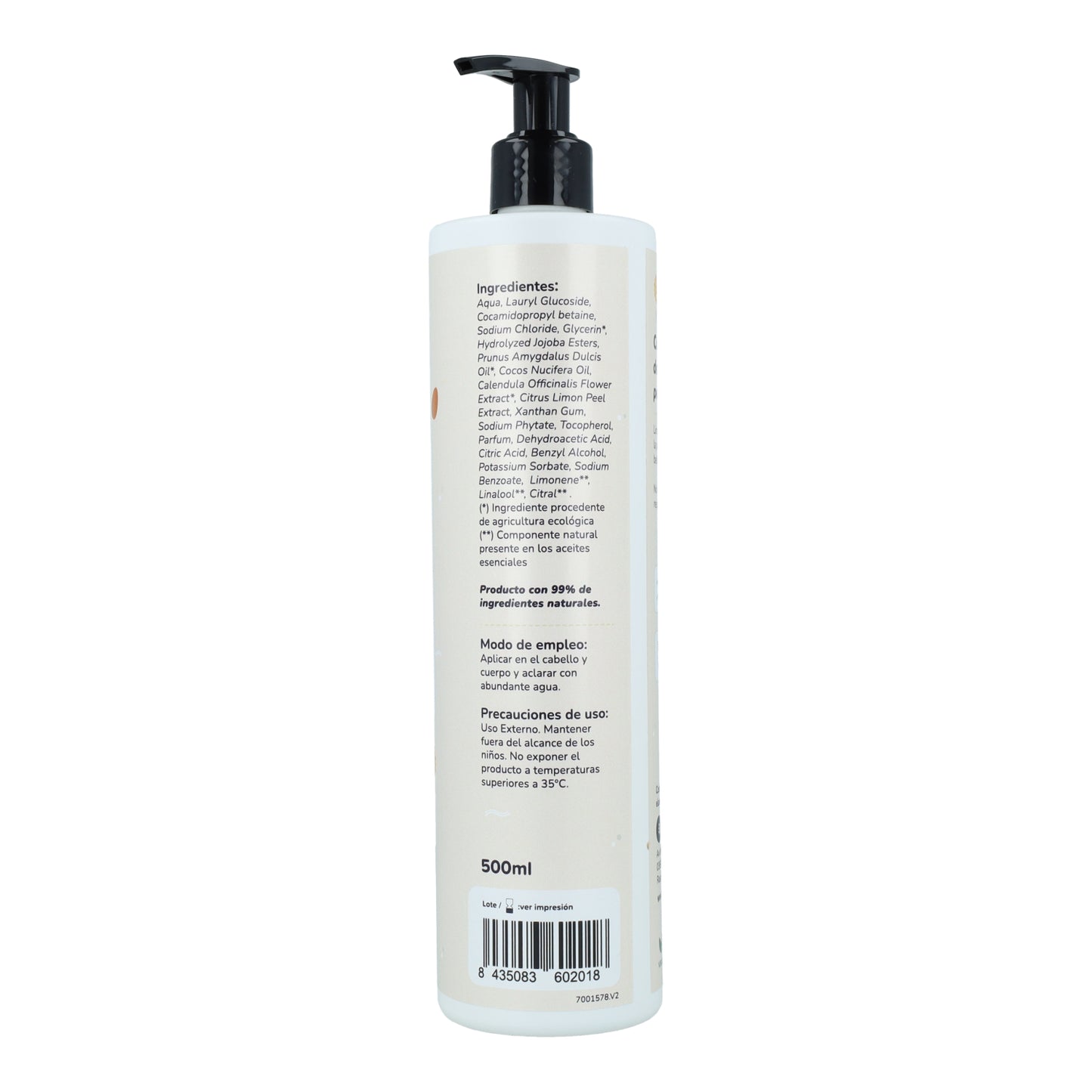 Planeta Huerto Gel e Champô Infantil Calêndula e Amêndoa 500 ml