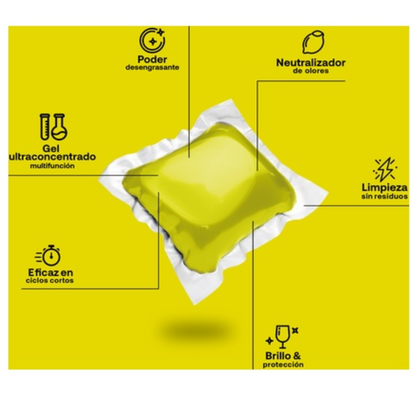 ECO Flopp Gel Máquina de Lavar Loiça 40 Cápsulas
