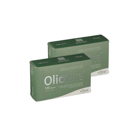 EMBALAGEM COM 2 Oliovita 700 Mg Vitae 120 Cápsulas