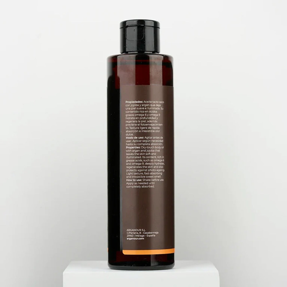 Óleo corporal vitamínico seco Essence ECO Arganour 200 ml