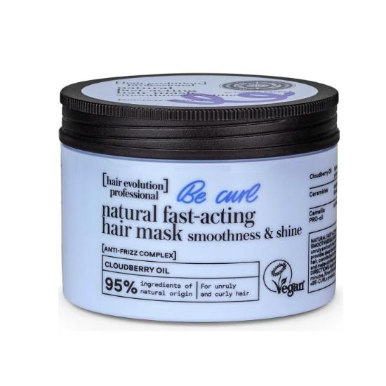 Natura Siberica Be Curl Máscara Capilar Natural de Ação Rápida - Suavidade e Brilho 150 ml