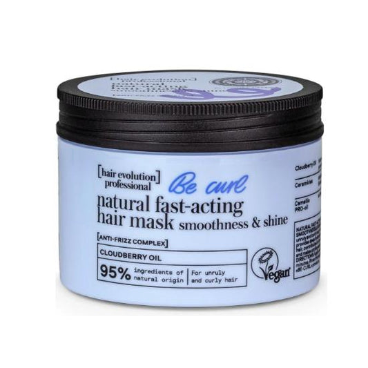 Natura Siberica Be Curl Máscara Capilar Natural de Ação Rápida - Suavidade e Brilho 150 ml