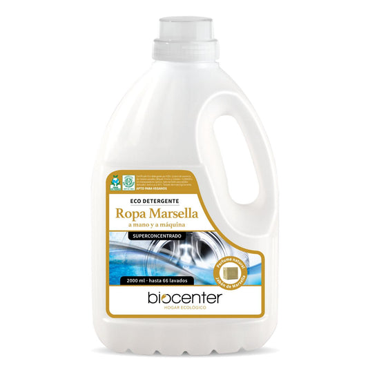 Detergente ecológico de Marselha para lavagem à mão e à máquina Biocenter 2 L