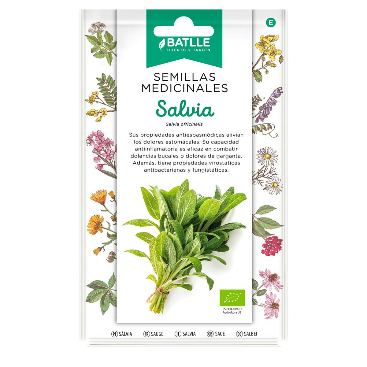 Sementes de Sálvia Biológicas Batlle