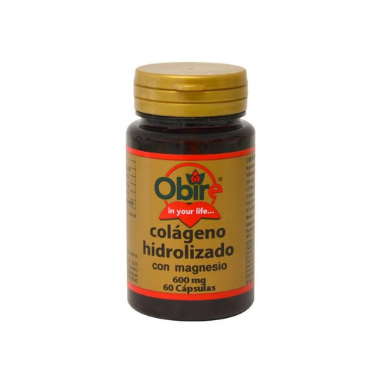 Colagénio marinho hidrolisado com magnésio Obire, 60 cápsulas