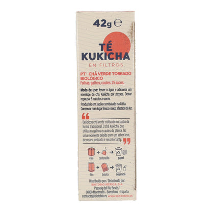 Chá Kukicha em filtro BIO La Finestra Sul Cielo 42 g