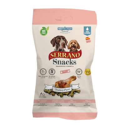 Petiscos de Peru Serrano para Cães 100g