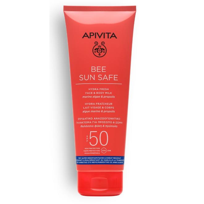 Leite Solar Hydra Fresh FPS50 Apivita 200 ml