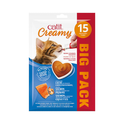 Snack líquido para gatos Creamy Multi Pack 15 x 10 g Catit