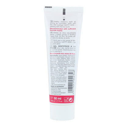 Gel dentário de morango Logona para crianças 50 ml