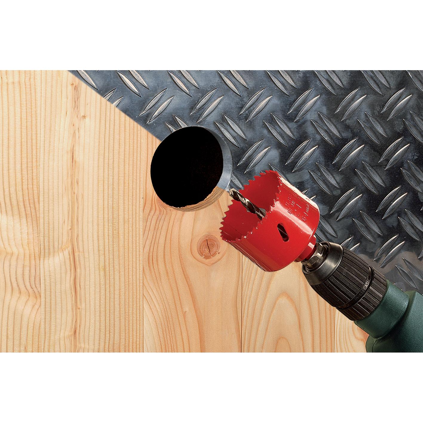 Serra copo bimetálica Wolfcraft de 40 mm