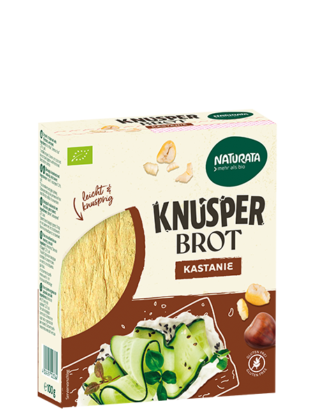 Pan Crujiente con Castaña Sin Gluten ECO Naturata 100 g