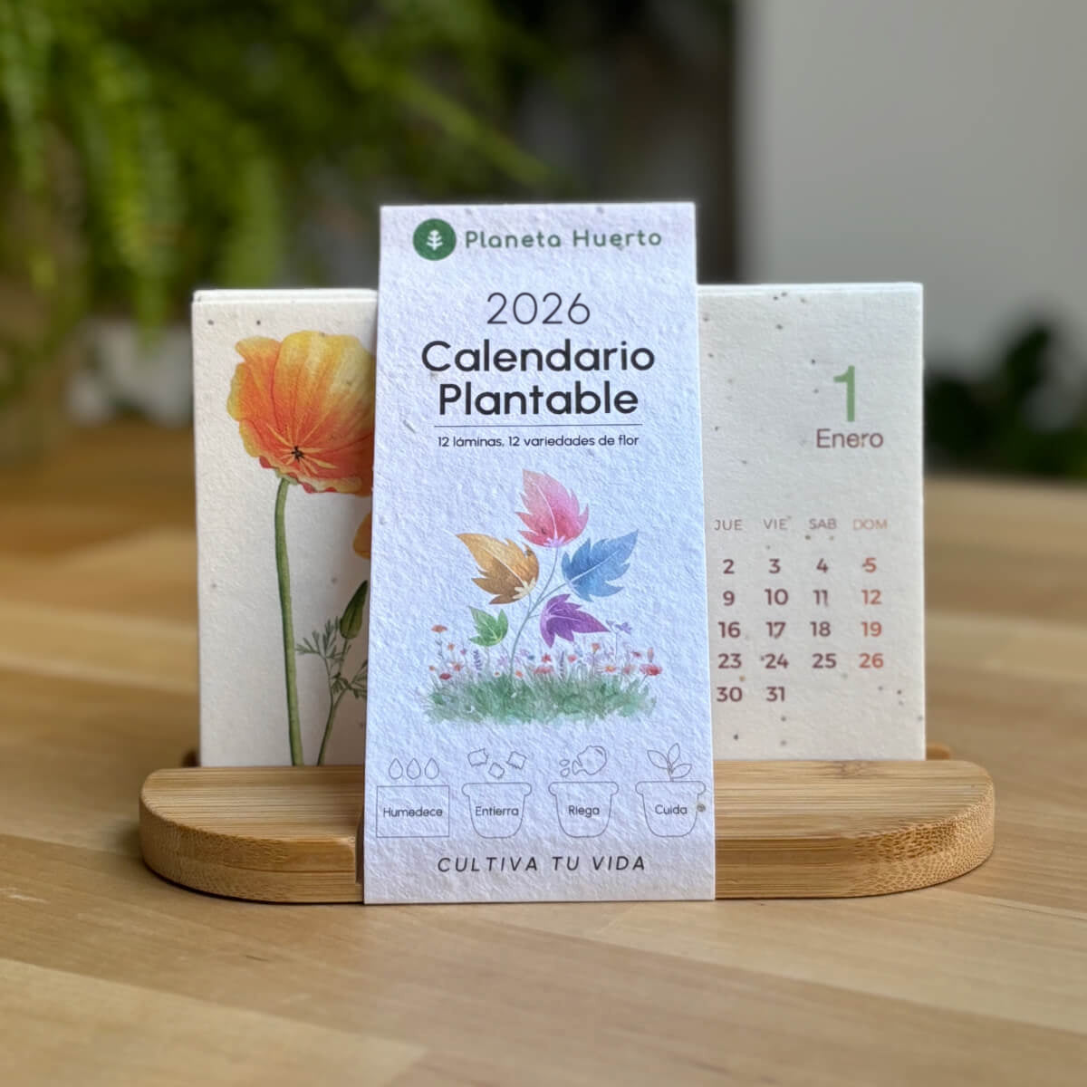 Calendário plantável de Natal 2026 Planeta Huerto Transforme o tempo em natureza