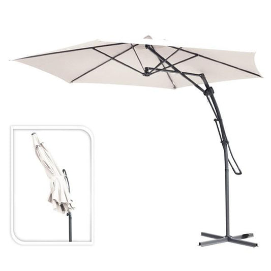 Guarda-sol Eccentric Ambiance 150 x 150 x 245 cm - Várias cores