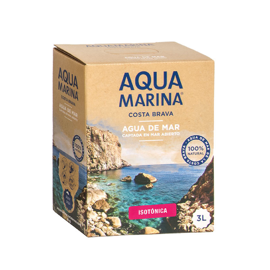 Água do mar isotónica B&amp;B Aquamarina 3 L.