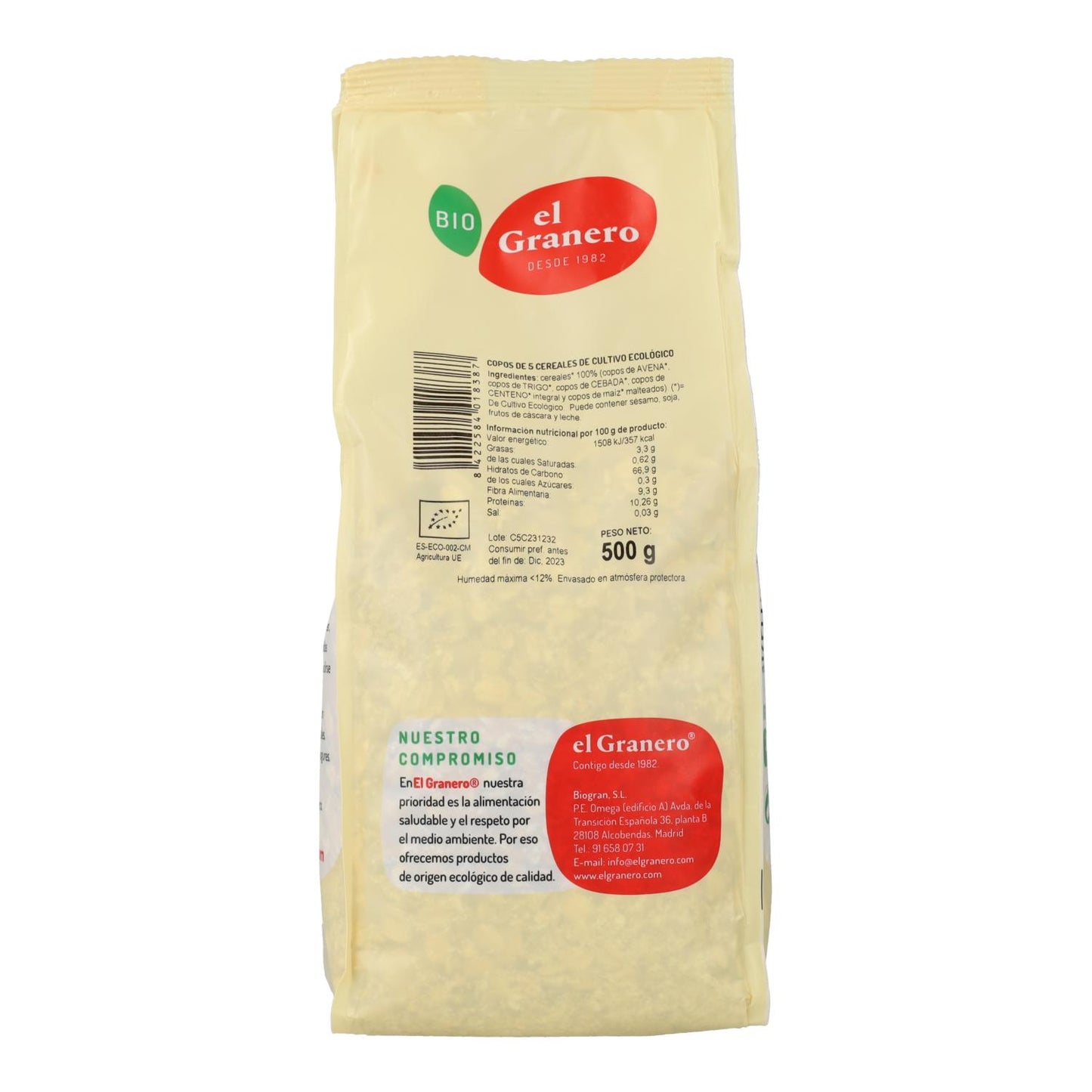 El Granero 5 Flocos de Cereais 500 g