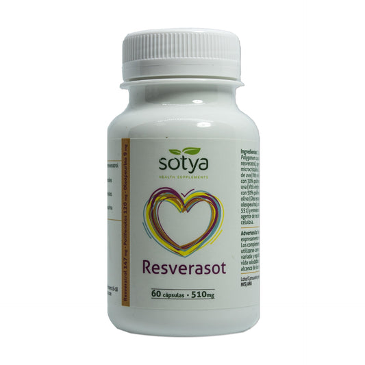 Resverasot Sotya 60 cápsulas vegetales de 510mg