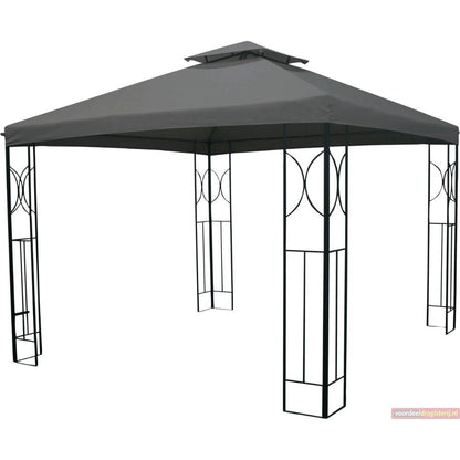 Tenda para eventos 300 x 300 x 265 cm Cinza