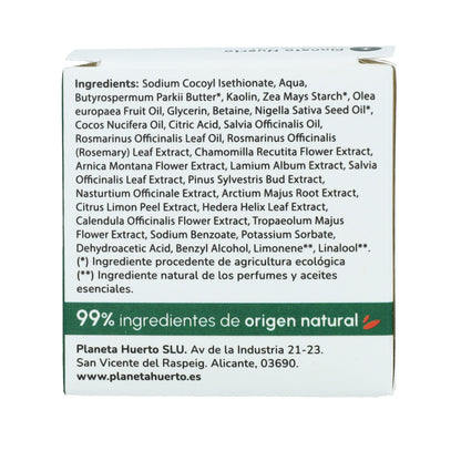 Champô Sólido Anticaspa com Alecrim e Salva Planeta Huerto 85 gr