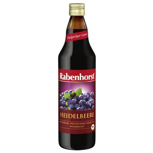 Sumo de mirtilo selvagem biológico Rabenhorst, 330 ml