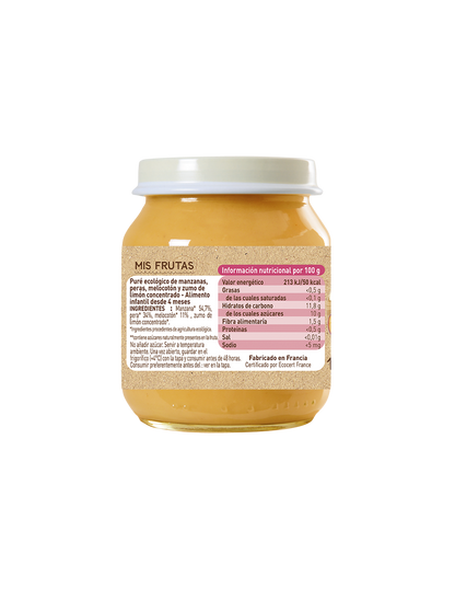Frasco Delícia de Fruta Babybio 130g